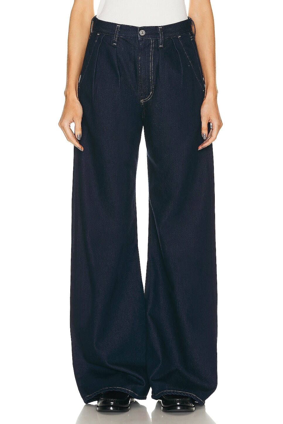 

Брюки Citizens Of Humanity Maritzy Pleated Trouser, цвет Hudson