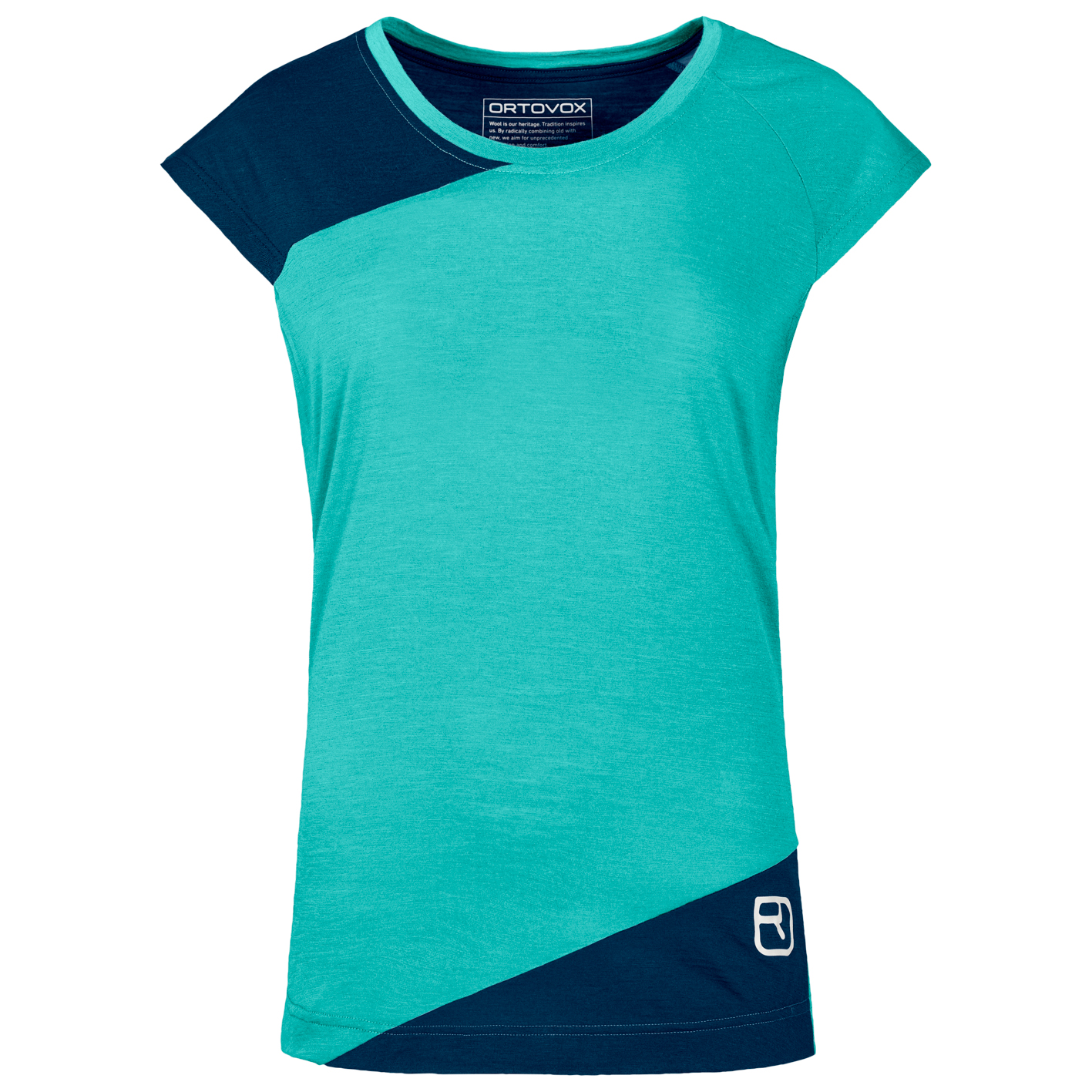 Рубашка из мериноса Ortovox Women's 120 Tec T Shirt, цвет Ice Waterfall
