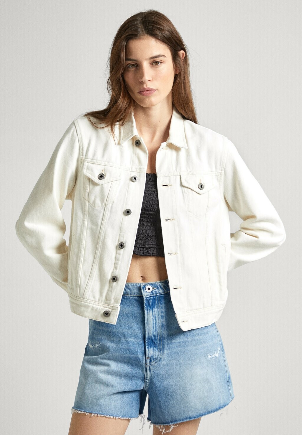 

Джинсовая куртка Pepe Jeans, бежевый