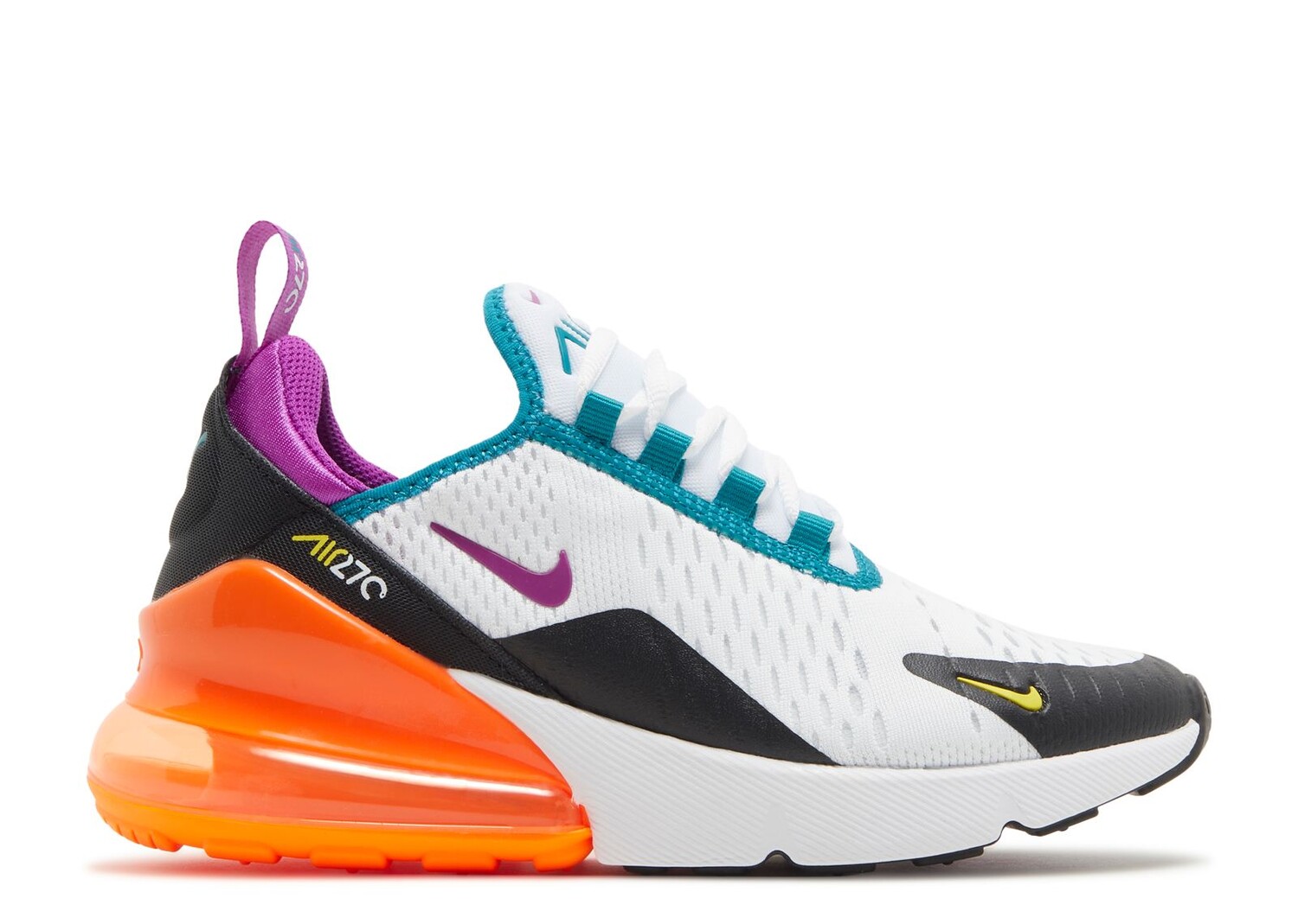 

Кроссовки Nike Air Max 270 Gs 'White Orange Purple', белый