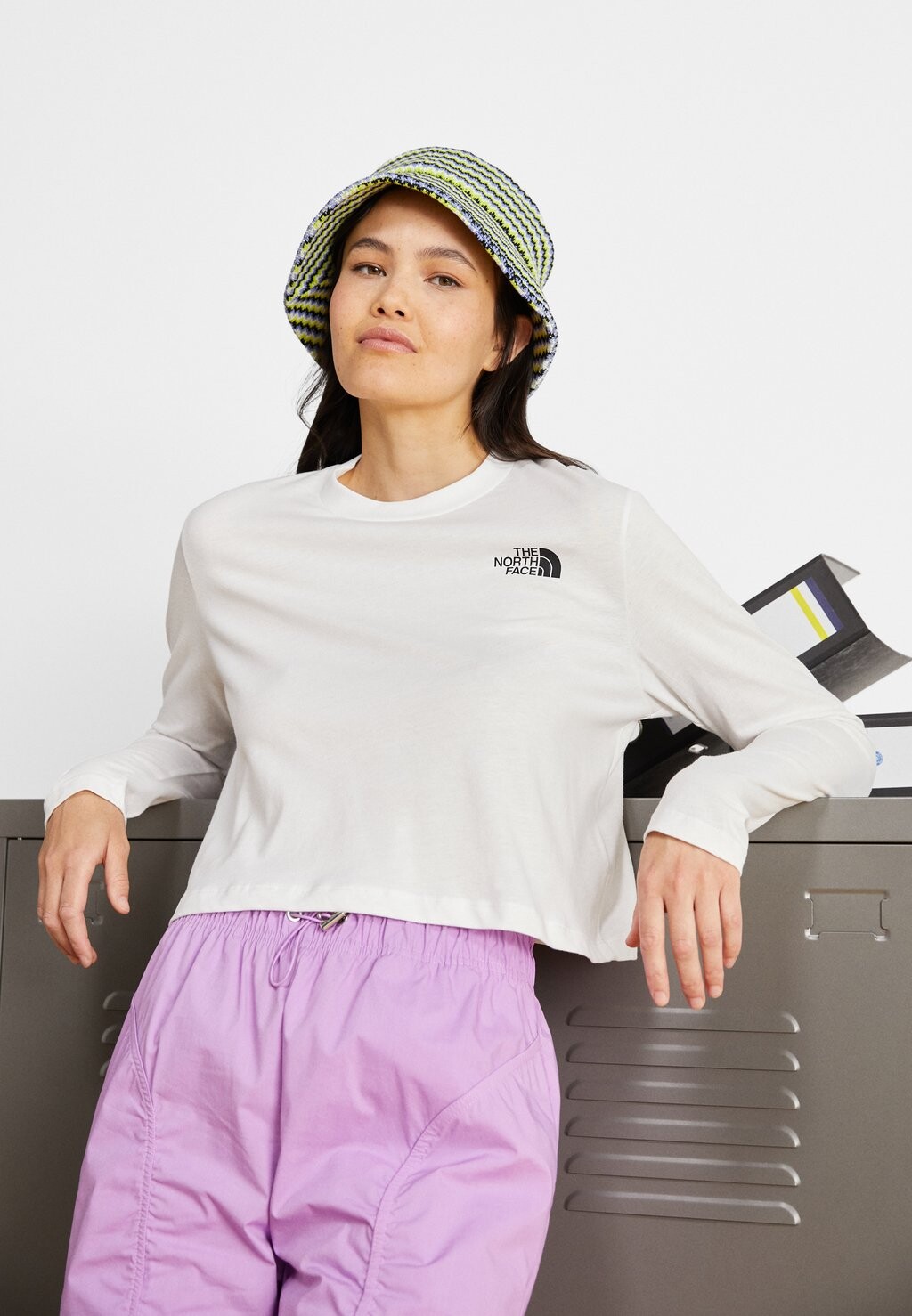 

Топ с длинными рукавами The North Face, белый