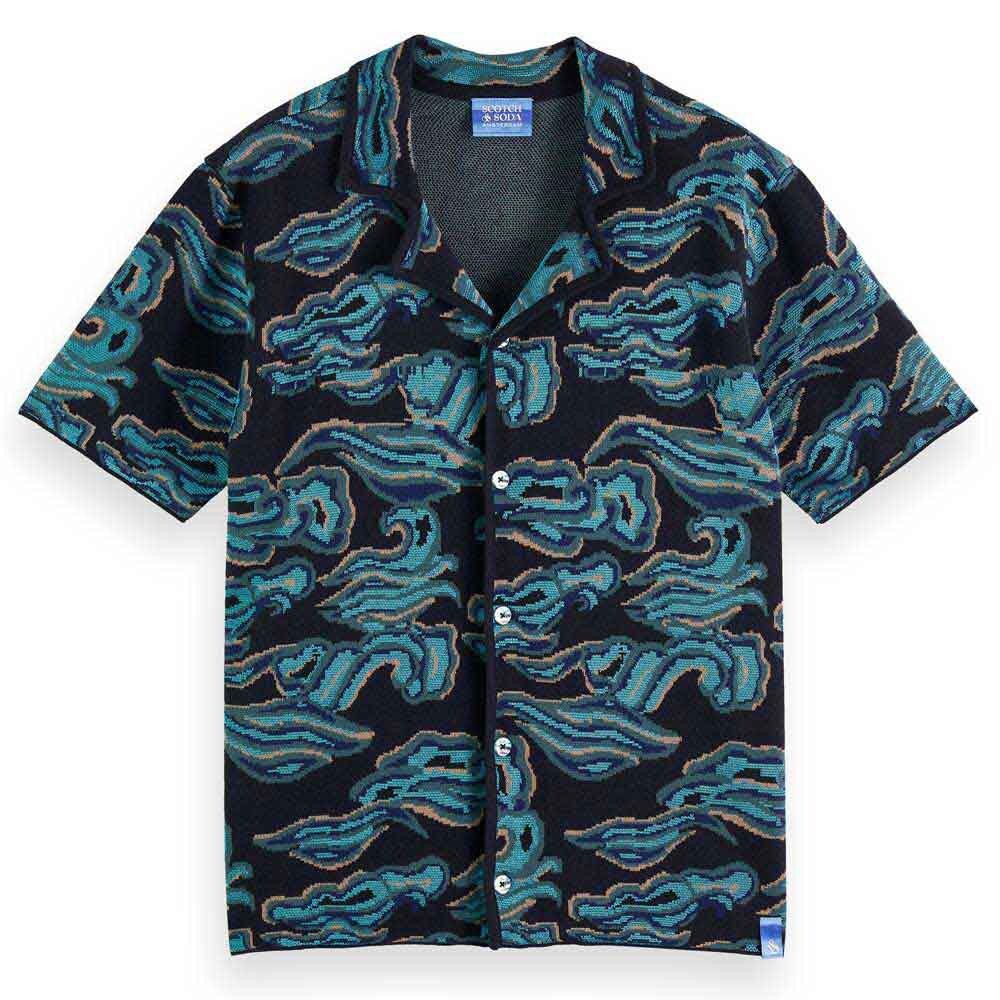 

Рубашка с коротким рукавом Scotch & Soda 175525, синий