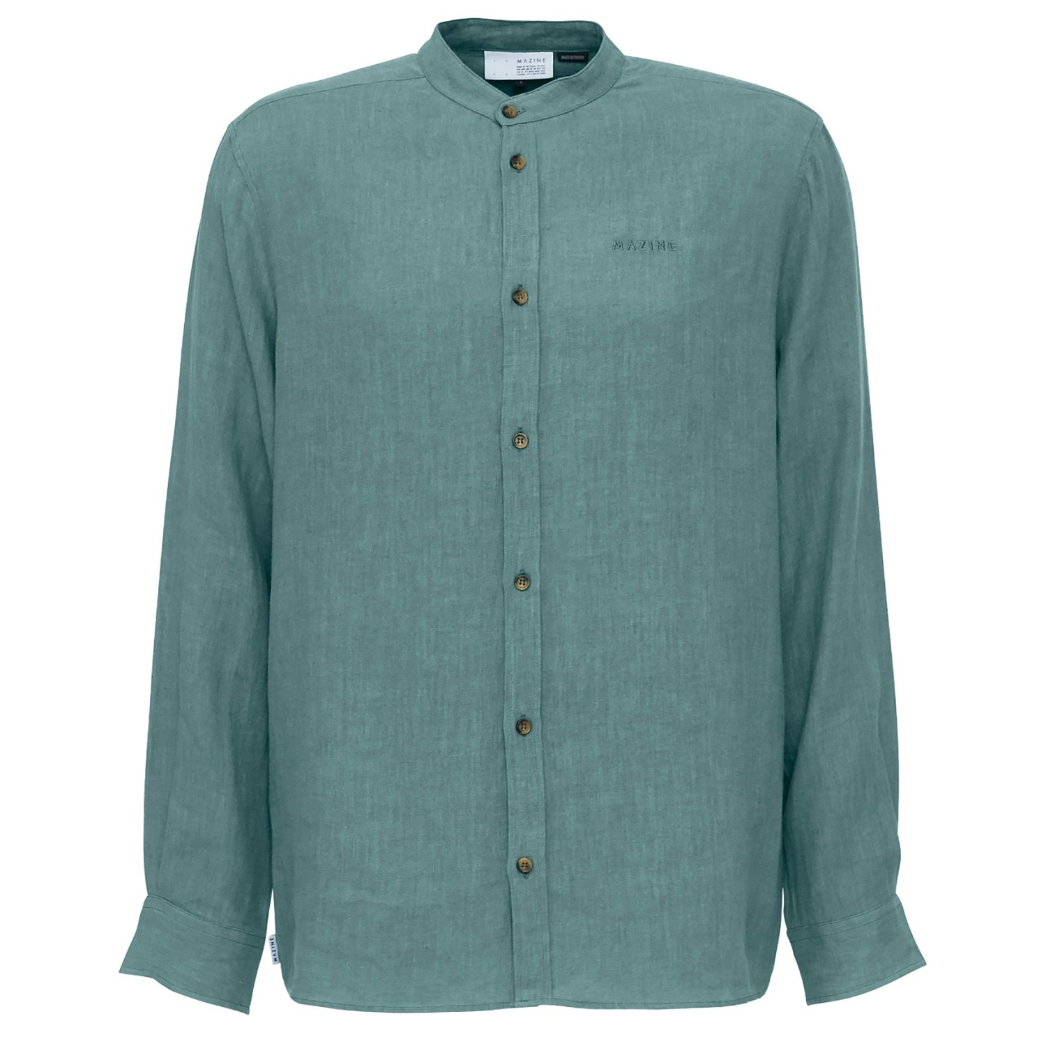 Рубашка Mazine Altona Linen Shirt, цвет Jade фото