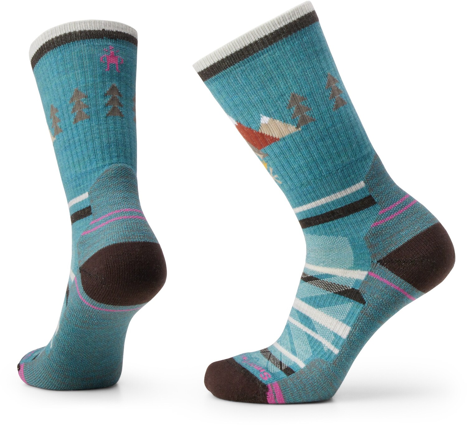 

Носки Hike Light Cushion Under Stars Crew, женские Smartwool, зеленый