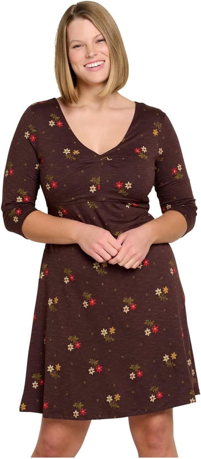 

Розалинда Платье Toad&Co, цвет Carob Duo Print