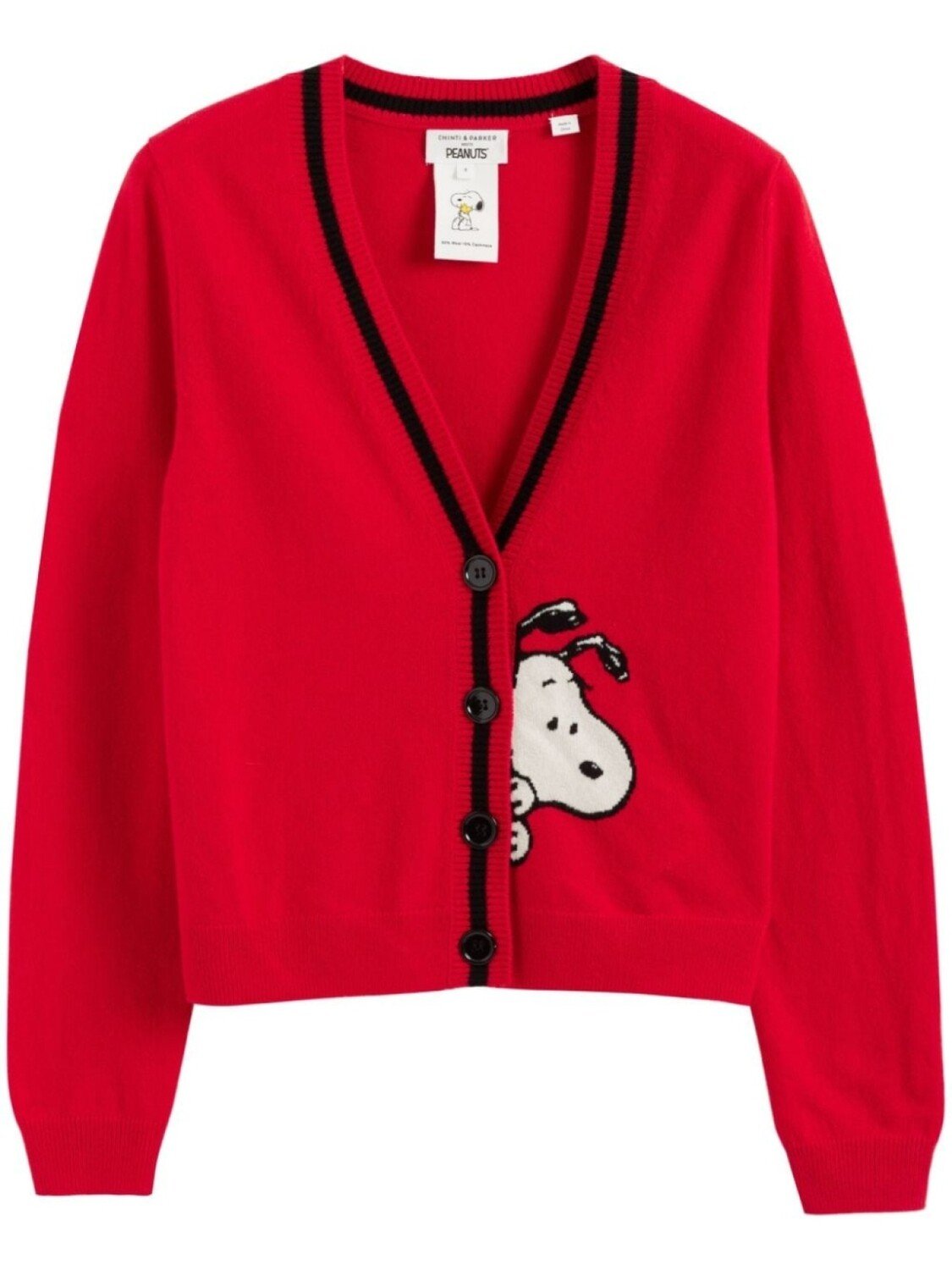 

Chinti & Parker кардиган Snoopy, красный