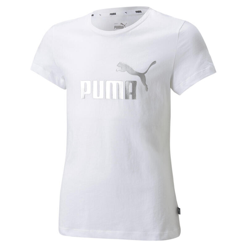 

Футболка с логотипом Essentials+ Молодежная PUMA Белая