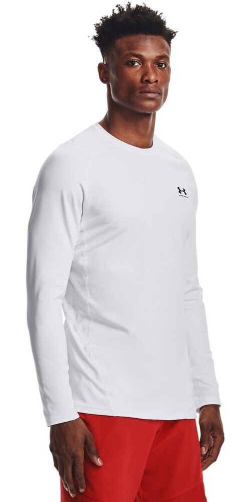 

Лонгслив Under Armour ColdGear Fitted Crew, белый