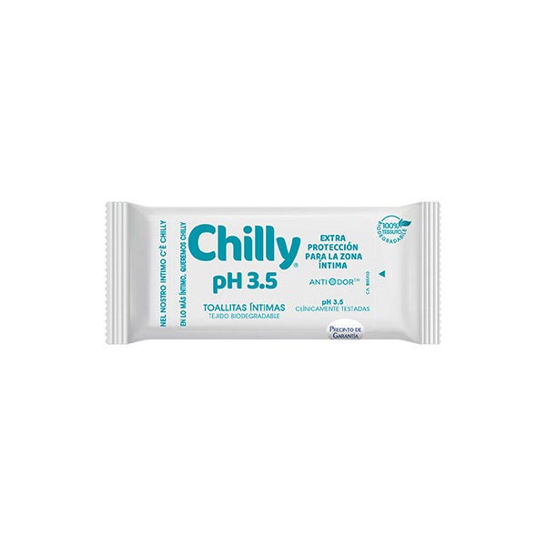Салфетки для интимной гигиены Chilly Ph 3.5, 12 шт. 12 шт Chilly нежные карманные салфетки для интимной гигиены 12 шт chilly