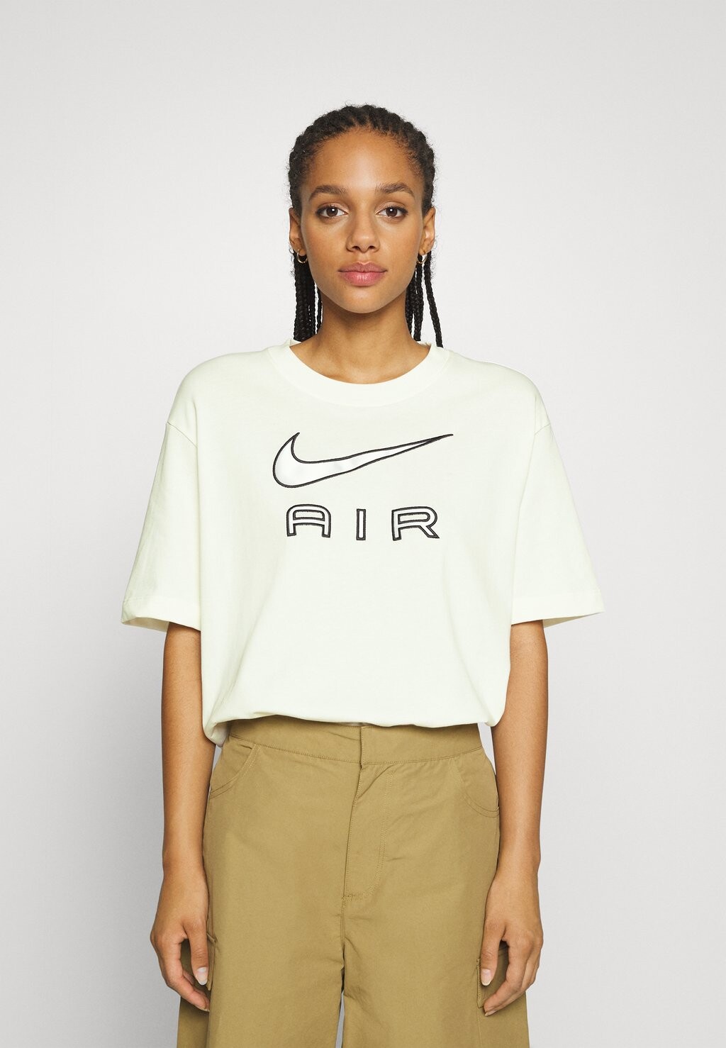 

Футболка с принтом Nike TEE AIR, цвет sail/black