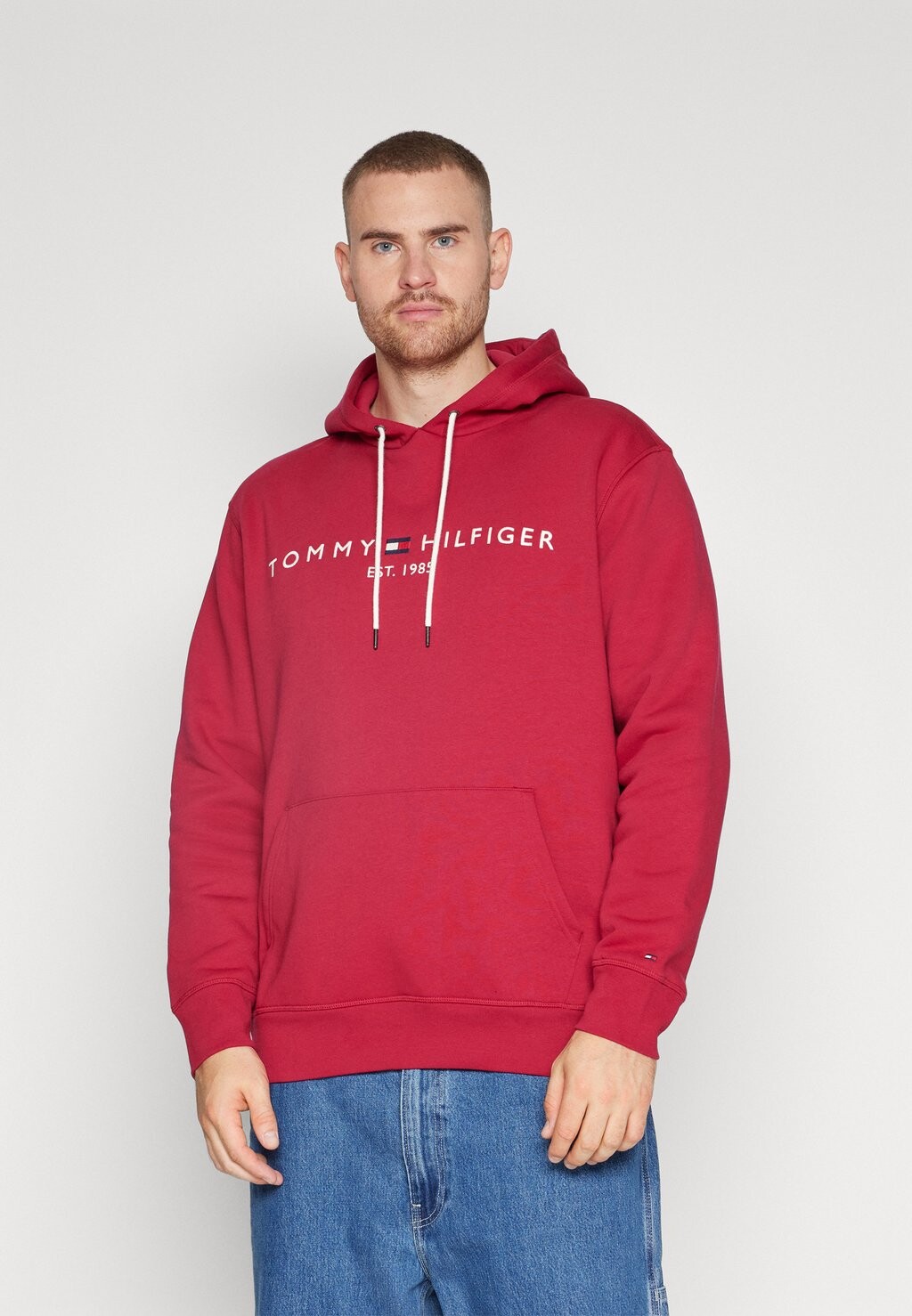 

Толстовка Hoody Logo Tommy Hilfiger, цвет royal berry