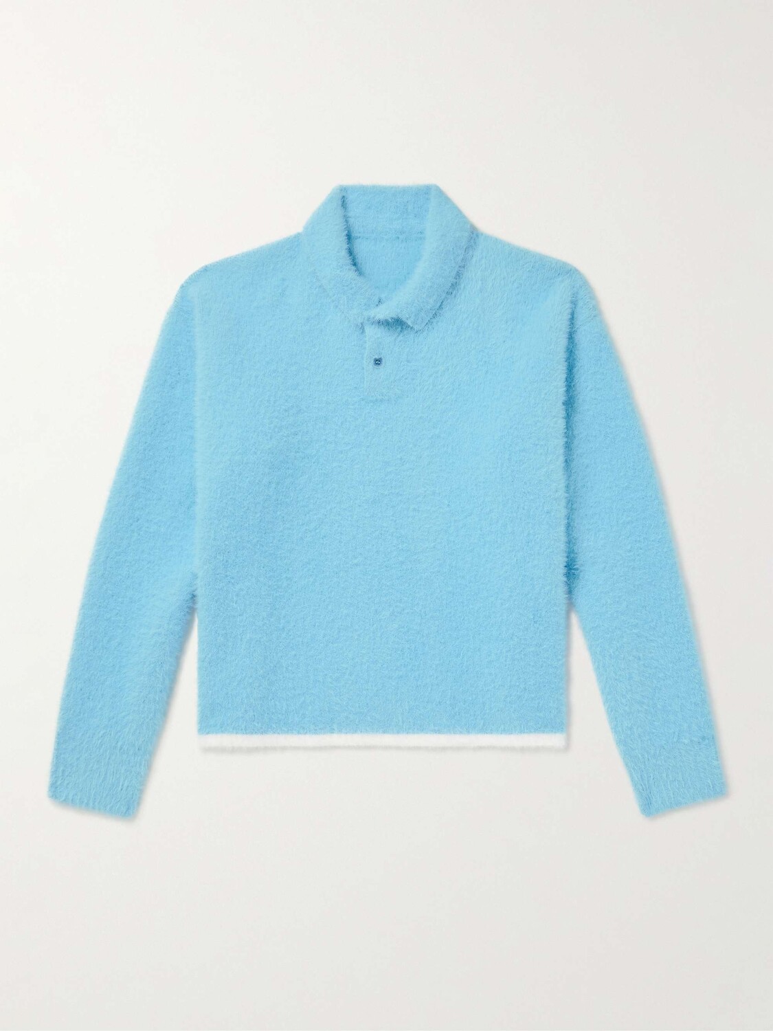 

Свитер Polo Neve из матового трикотажа JACQUEMUS, синий