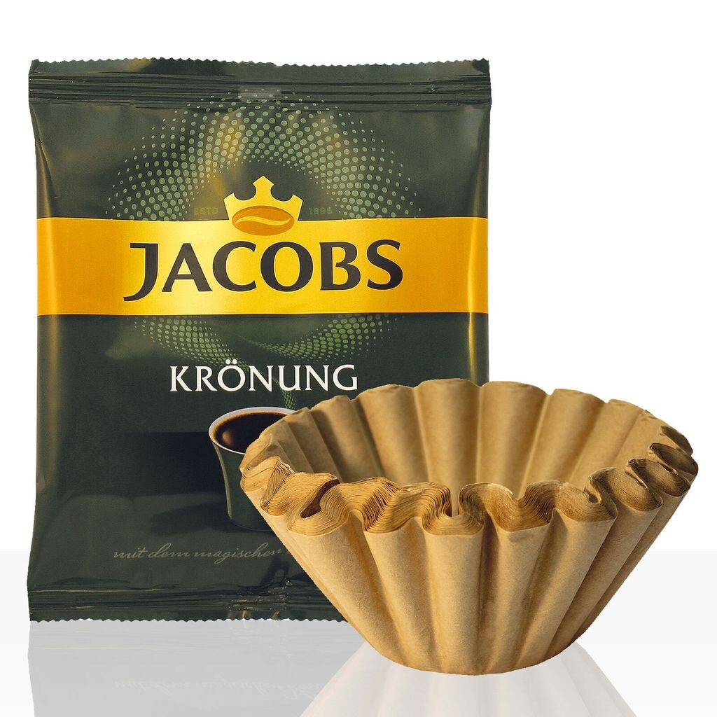 

Jacobs Krönung Classic 42 x 60 г молотого кофе + 50 корзиночных фильтров, сервисный пакет