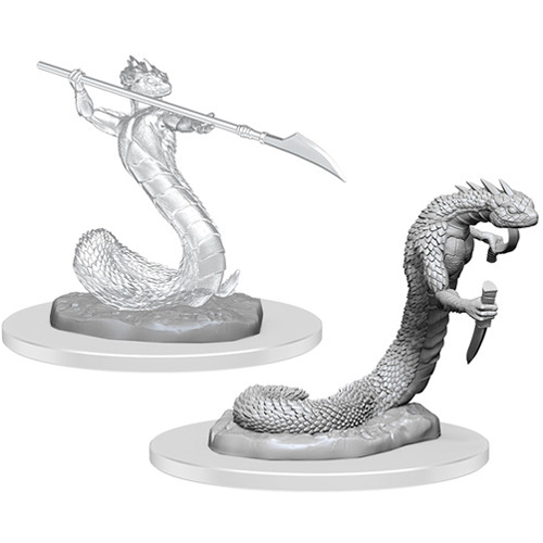 Фигурки Critical Role Unpainted Miniatures (W4): Serpentfolk And Serpentfolk Ghost