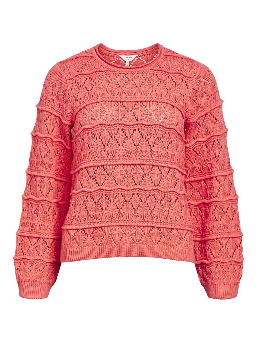 

Свитер OBJECT Sweater OBJLIVA, коралловый