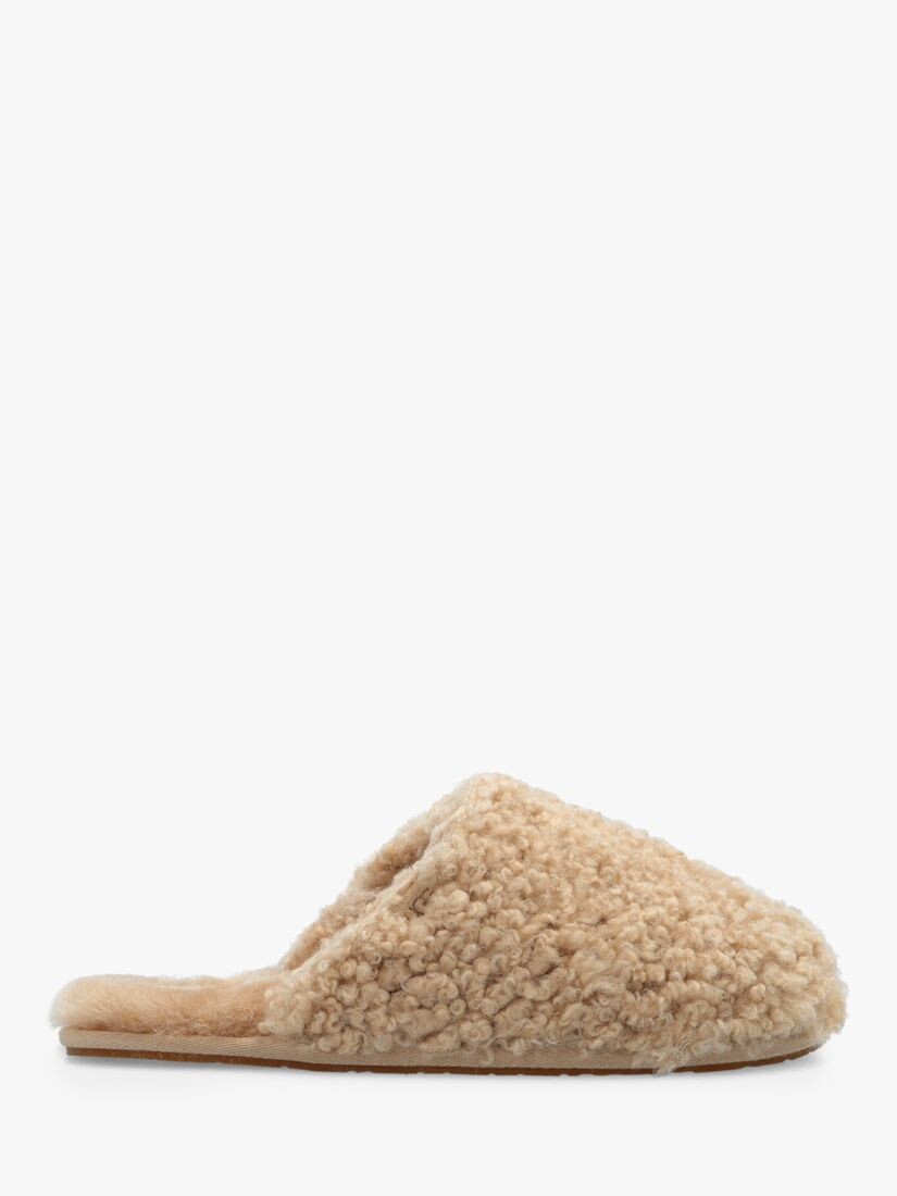 

Тапочки UGG Maxi Curly из овчины, песочный