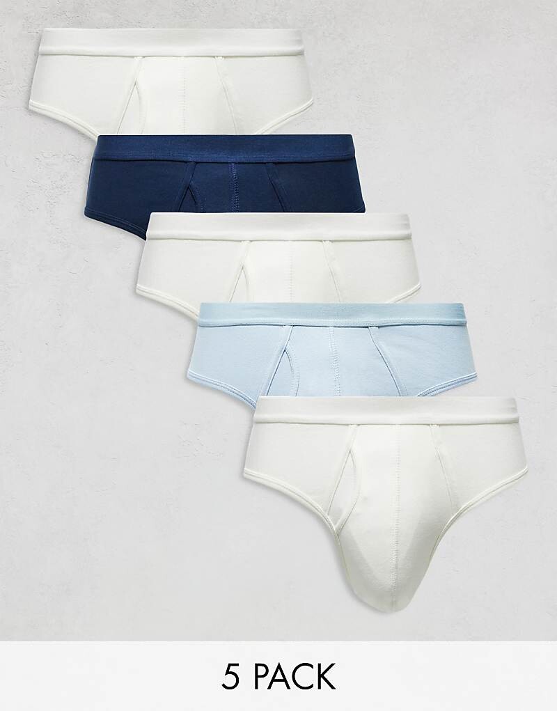 

Комплект из пяти трусов ASOS Design разных цветов