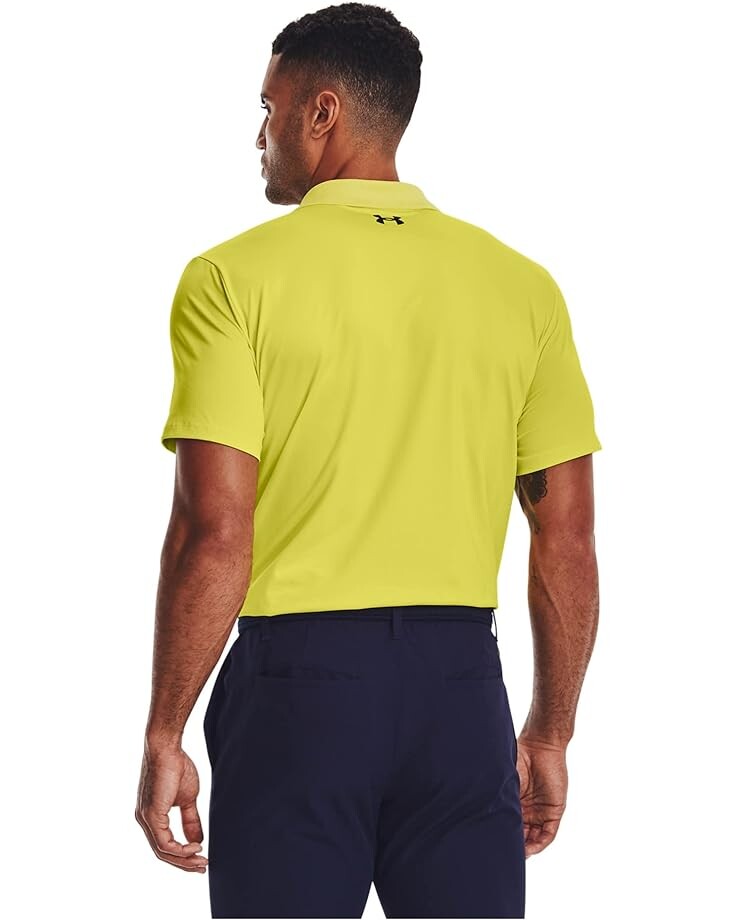 Поло Under Armour Golf Performance 3.0 Polo, цвет Starfruit/Midnight Navy фотографии