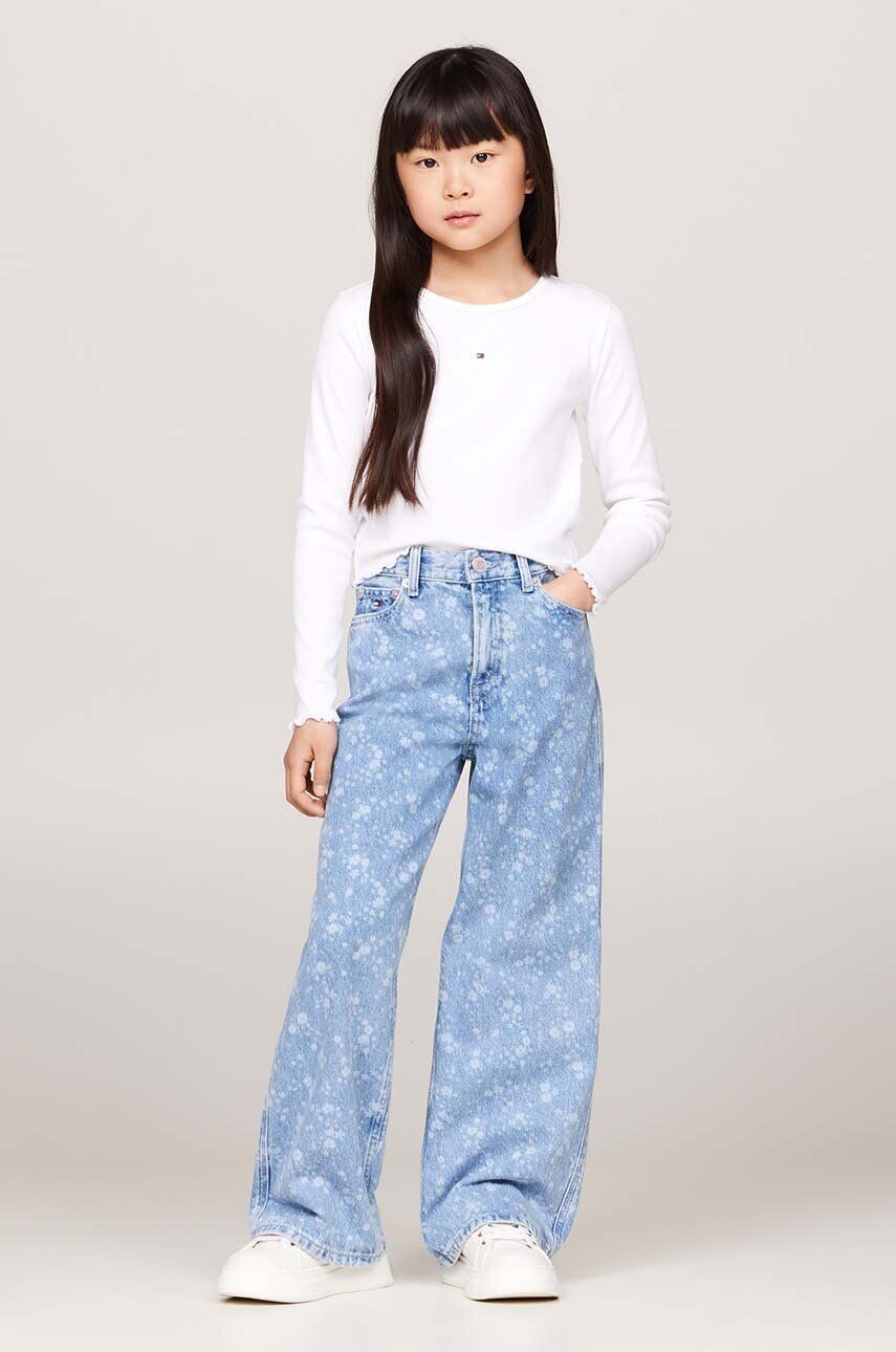 

Детские джинсы Tommy Hilfiger MABEL FLOWER DENIM, синий