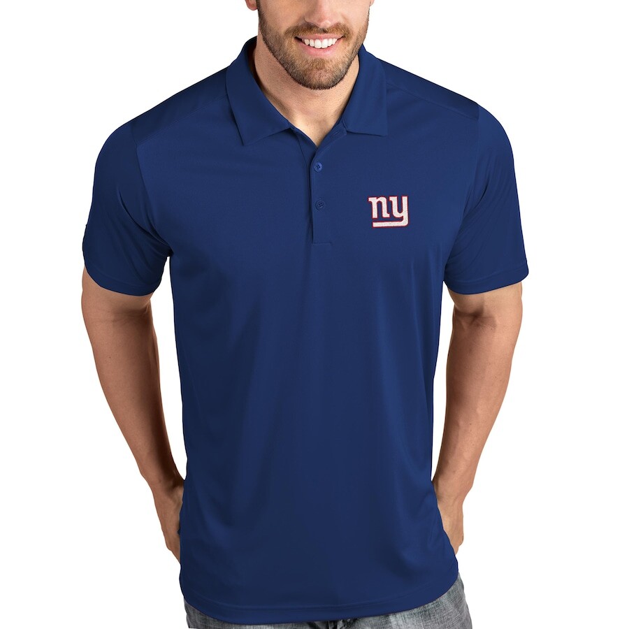 

Поло с коротким рукавом Antigua New York Giants, роял