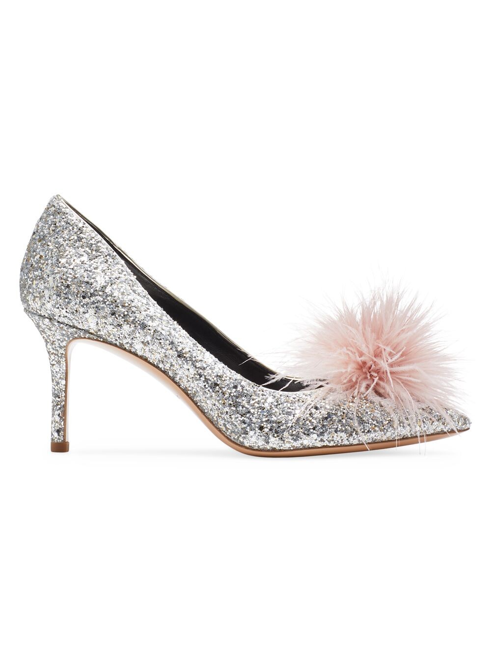 

Туфли-лодочки Marabou с блестками kate spade new york, серебряный