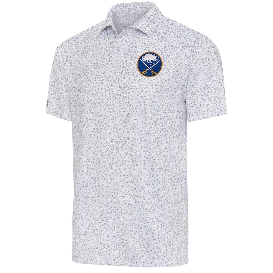 

Поло с коротким рукавом Antigua Buffalo Sabres, белый