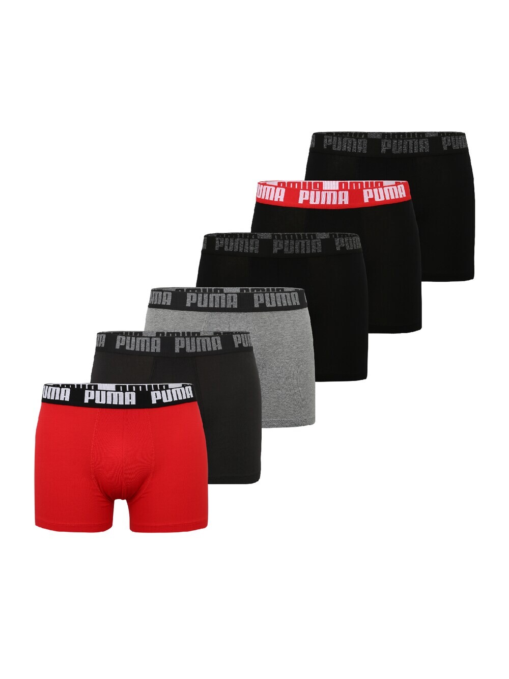 

Трусы боксеры Puma, серый/красный/черный