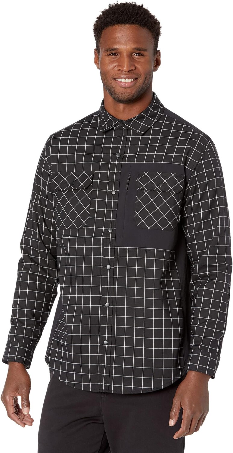

Рубашка Burton Brighton Tech Flannel, цвет True Black Performer Plaid