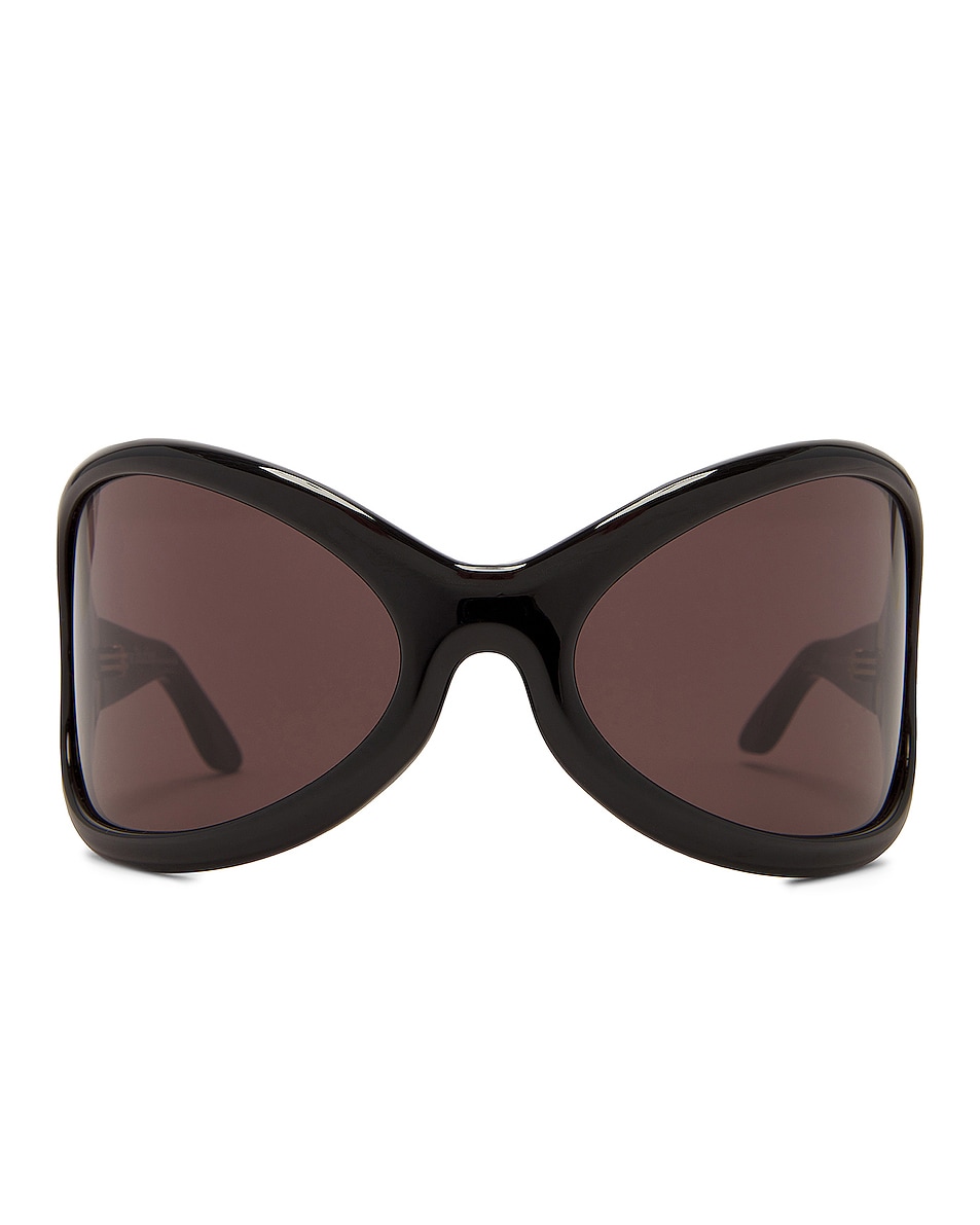Солнцезащитные очки Acne Studios Large, черный цена и фото