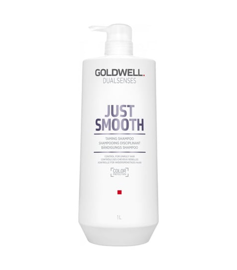 Разглаживающий шампунь для волос 1000мл Dualsenses Just Smooth Taming Shampoo, Goldwell шампунь для волос goldwell шампунь для непослушных волос dualsenses just smooth taming shampoo