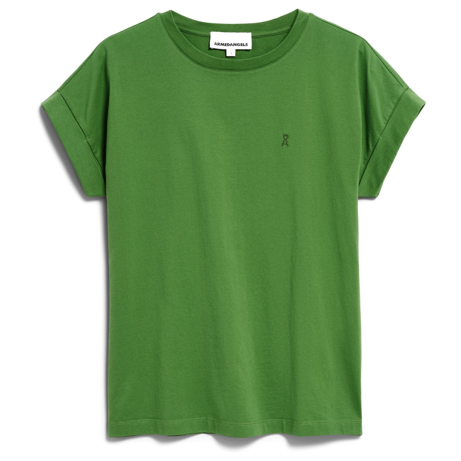 

Футболка Armedangels Idaa Logo, цвет Ivy Green