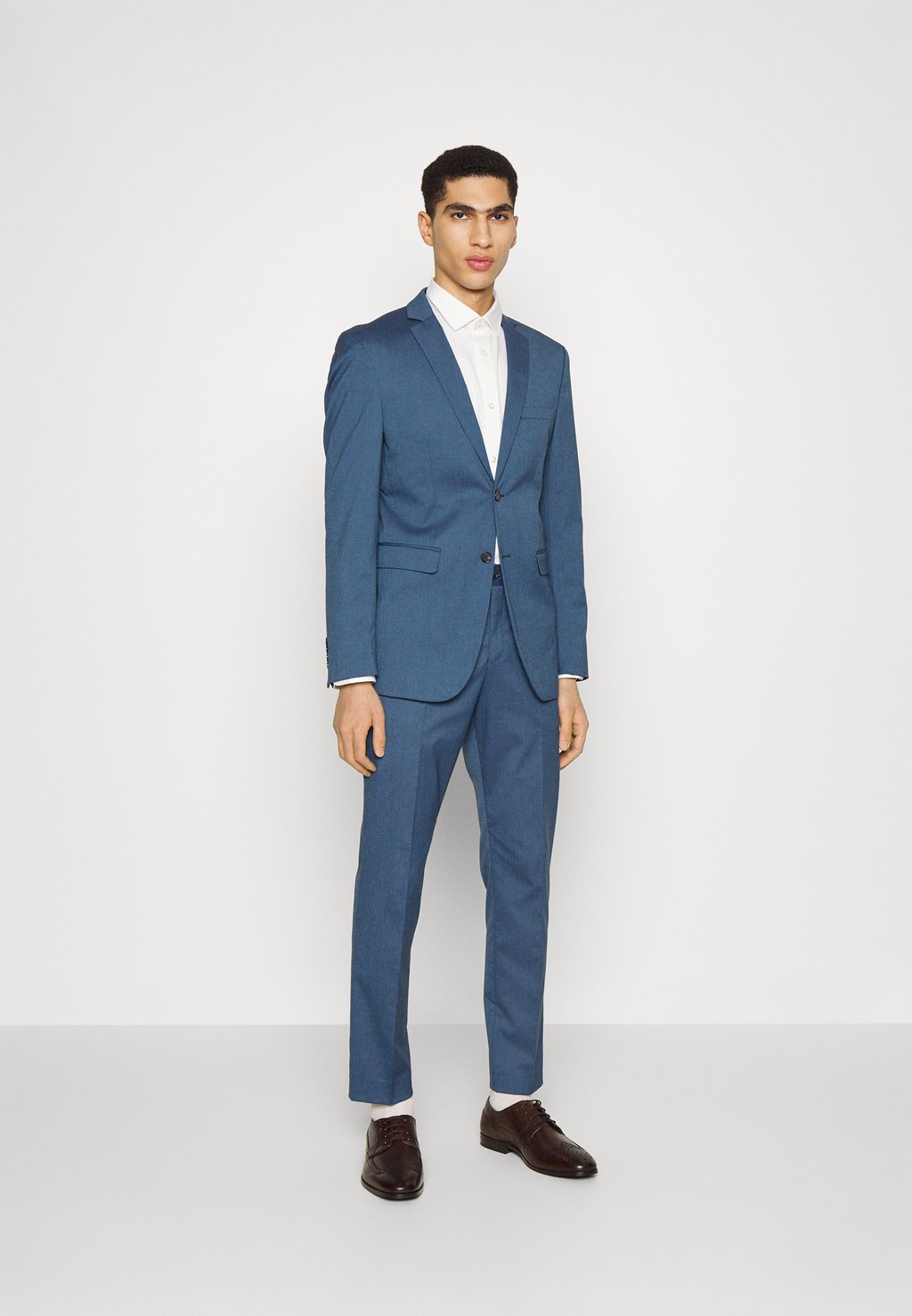 nadel barbara ashes to ashes Костюм SLHSLIM MYLOLOGAN SUIT Selected Homme, цвет blue ashes