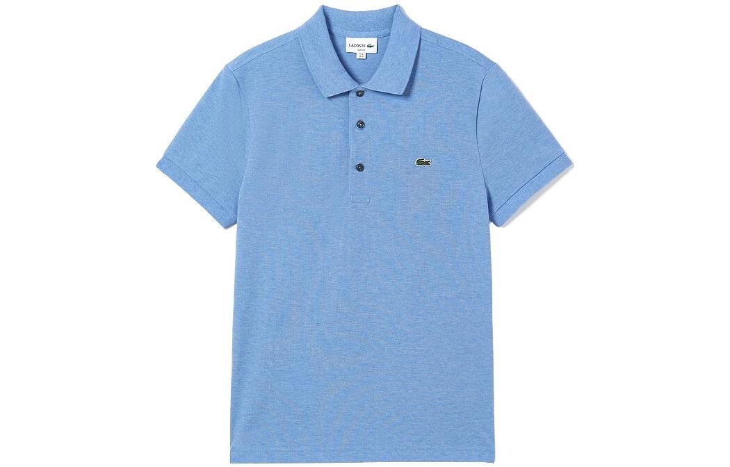 

Рубашка поло мужская светло-синяя Lacoste, светло-голубой