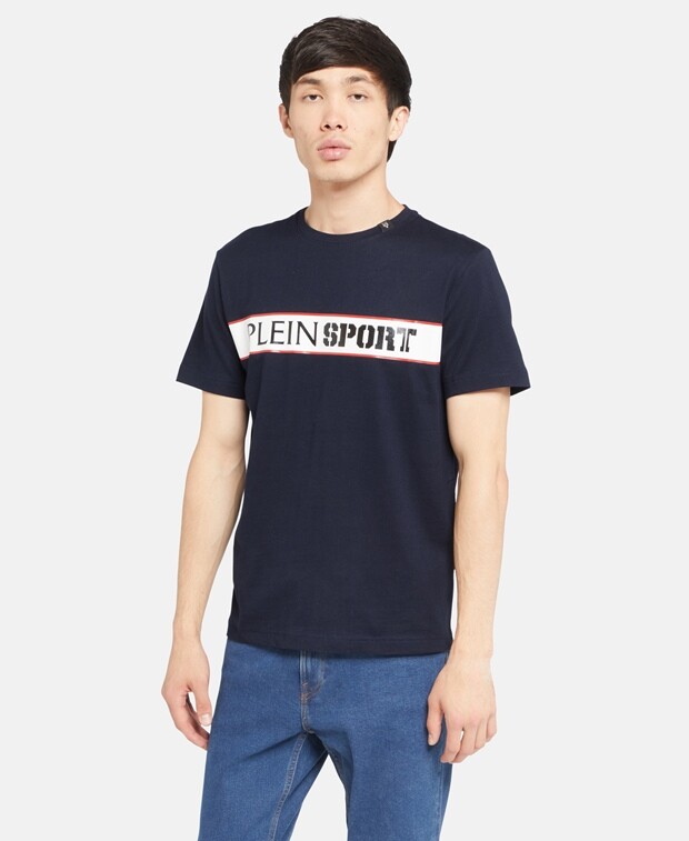 

Футболка Plein Sport, темно-синий