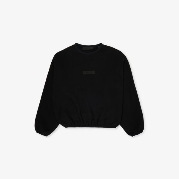 

Детская толстовка из хлопковой смеси с логотипом, 2-16 лет Fear Of God Essentials, черный