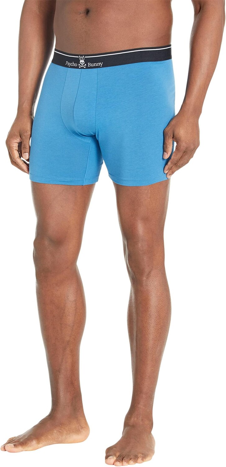 

Одиночные трусы-боксеры Psycho Bunny, цвет Yale Blue