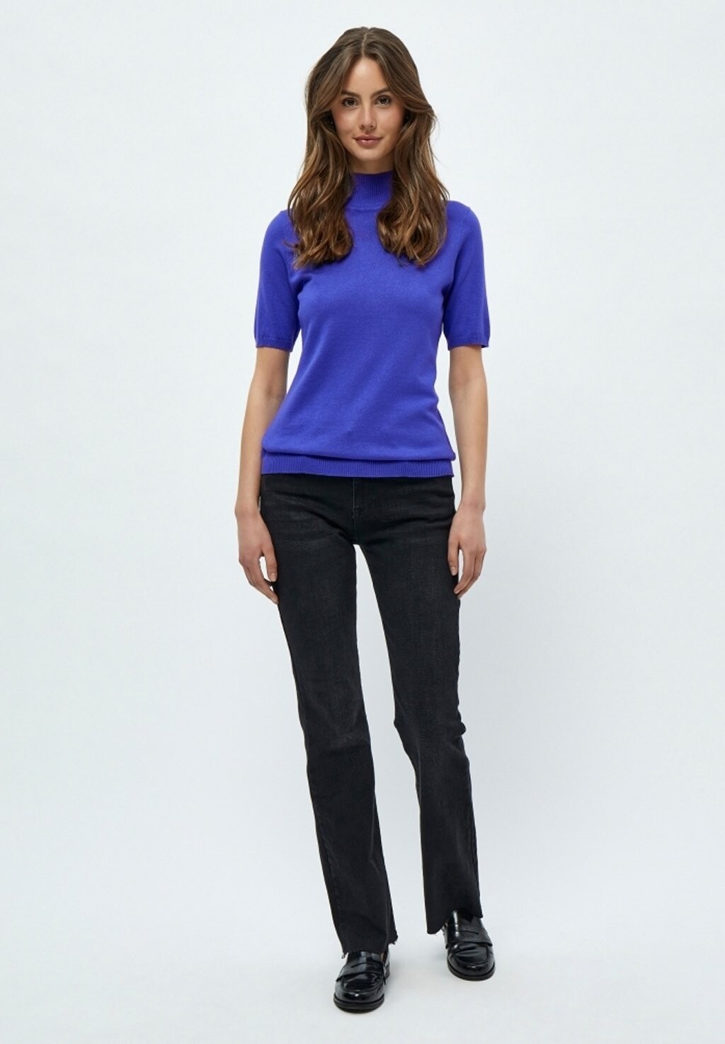 

Футболка базовая Milima Roll Neck Knit Minus, королевский синий