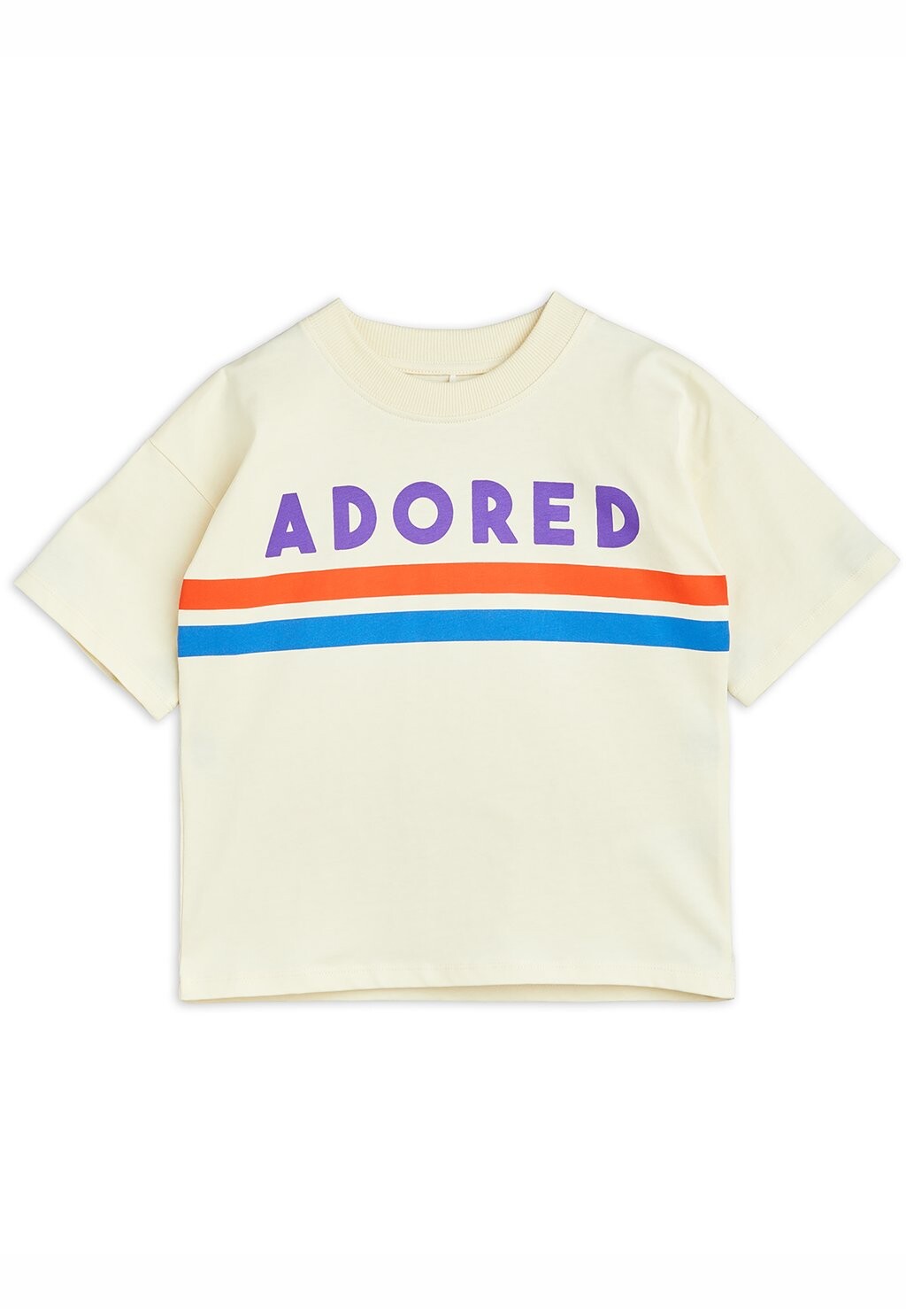 

Футболка с принтом Adored Tee Unisex Mini Rodini, цвет offwhite