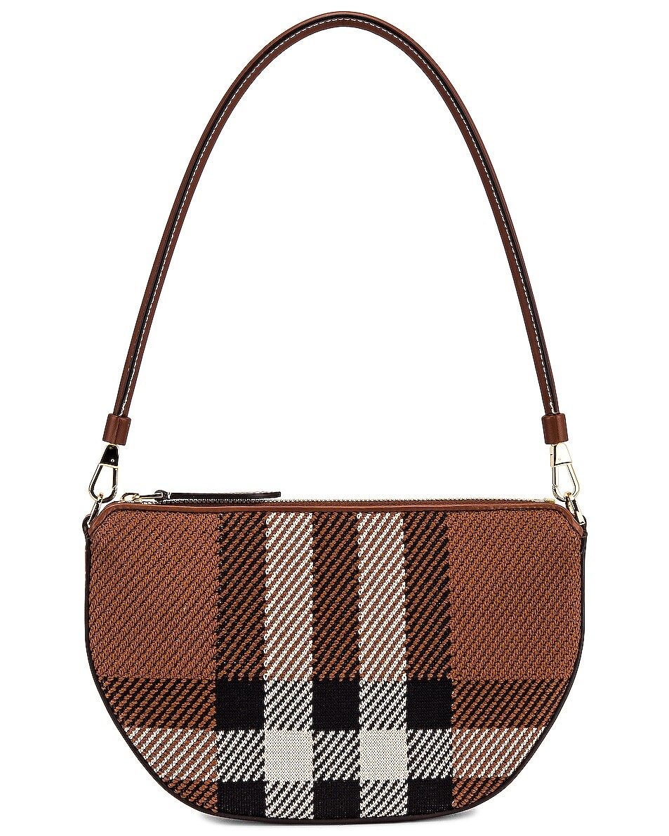 

Сумка-хобо Burberry Olympia Pouch, цвет Birch Brown