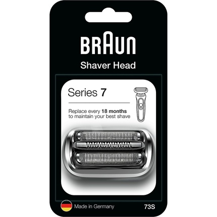 Сменная головка для электробритвы Series 7, совместимая с бритвами Series 7 нового поколения 73S Silver, Braun сменная бритвенная головка braun series 7 cassette 73s 81746548
