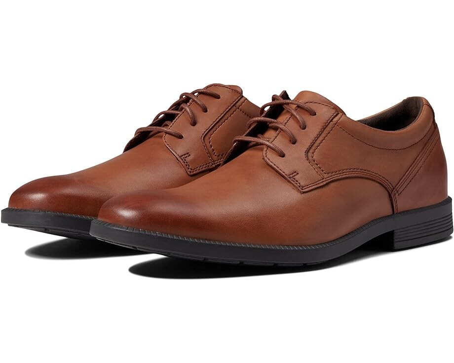 цена Оксфорды Rockport Dressports Office II Plain Toe, цвет Cognac