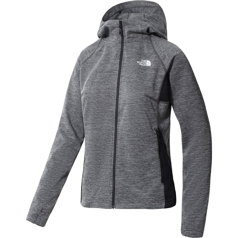 Женская куртка-худи среднего слоя AO The North Face, серый