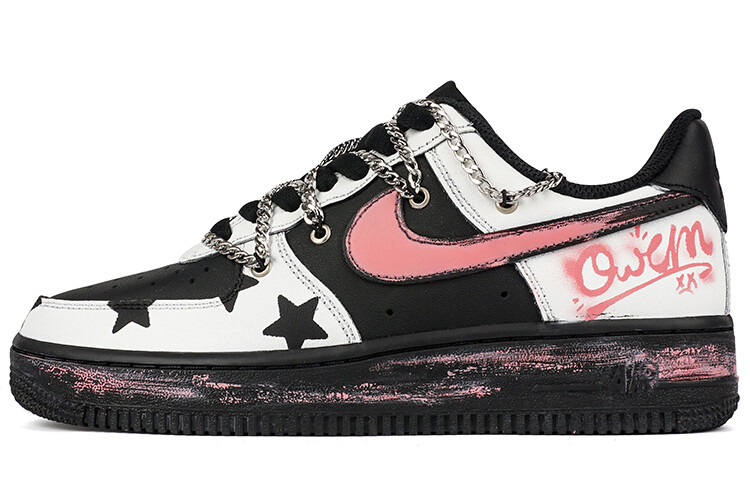 

Женские кроссовки для скейтбординга Nike Air Force 1 Low, черный/розовый