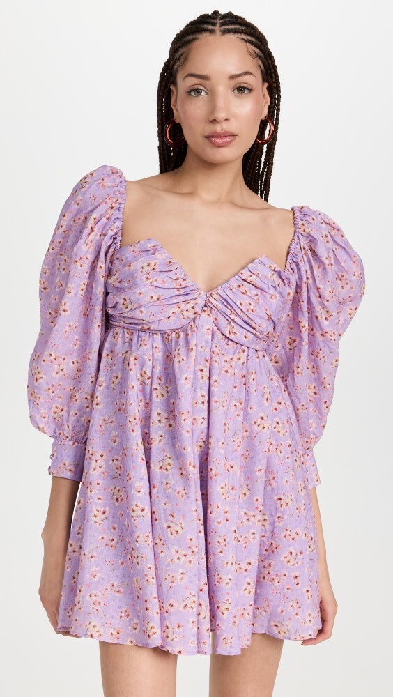 

Платье мини BARDOT Lani Floral, сиреневый