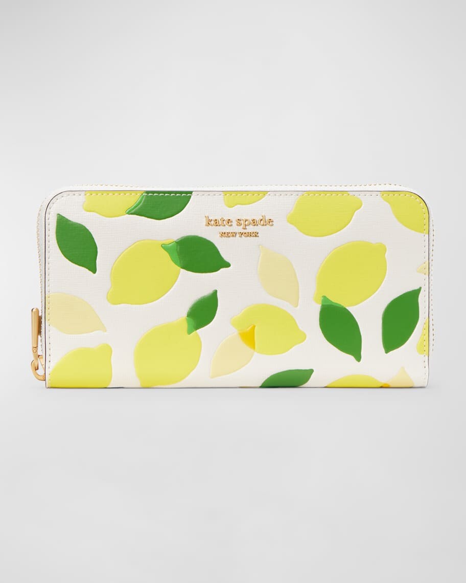 

Бумажник континентальный с тиснением Morgan Lemon Toss kate spade new york
