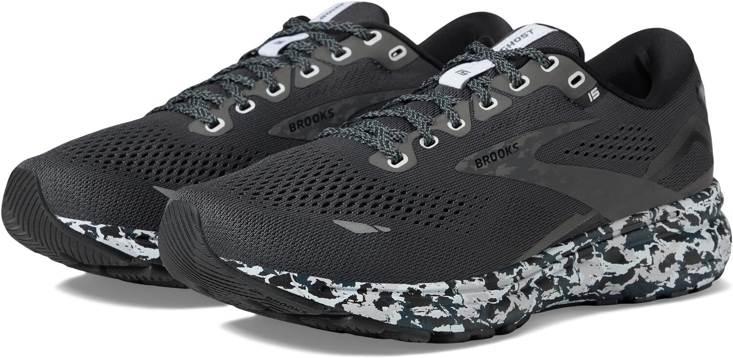 

Кроссовки Ghost 15 Brooks, цвет Ebony/Black/Oyster