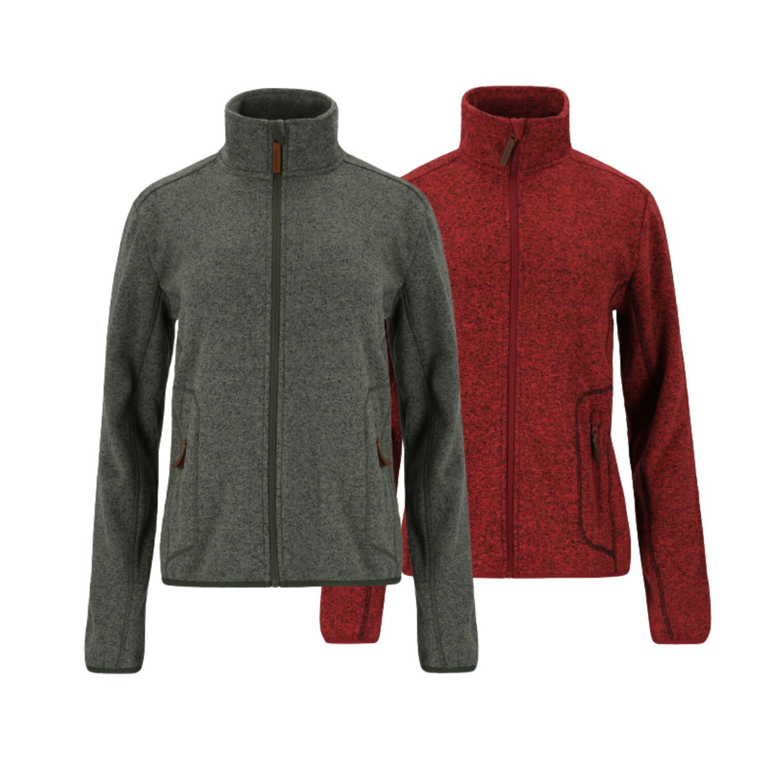 

Куртка Gipfelglück Midlayer Doppelpack Ilona, цвет Agave Green/Roccoco Red