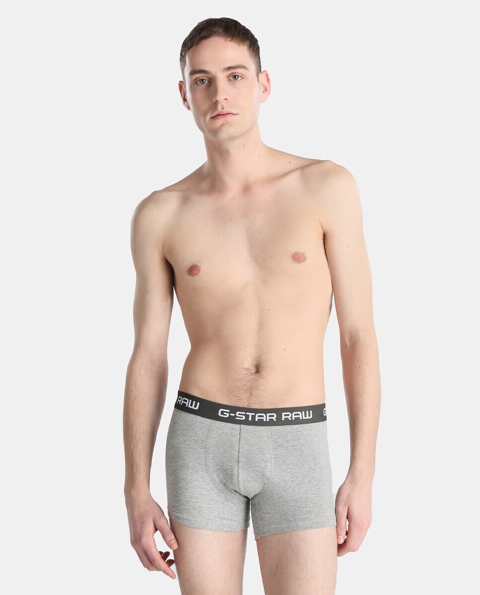 

Мужские трикотажные боксеры G-Star Raw однотонные серые G-Star Raw, серый