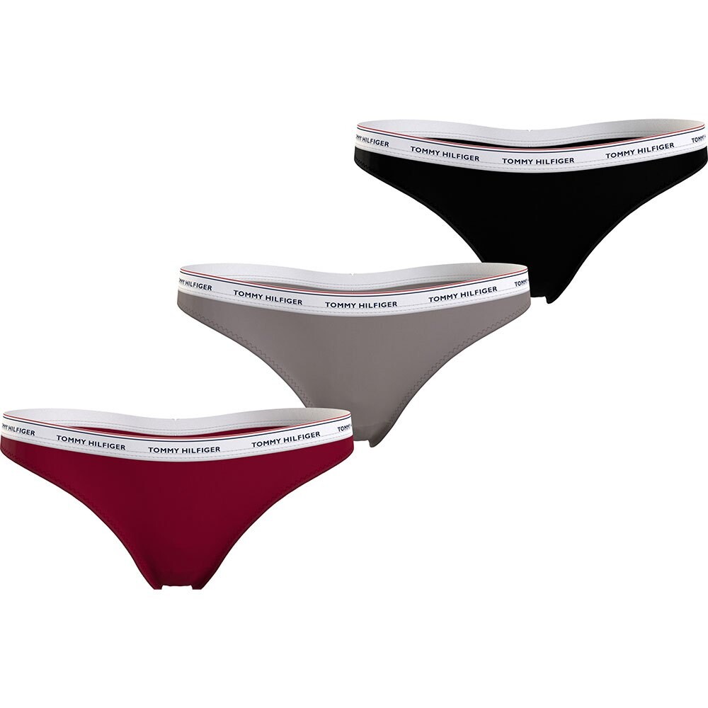 

Стринги Tommy Hilfiger Premium Essentials 3 шт, разноцветный