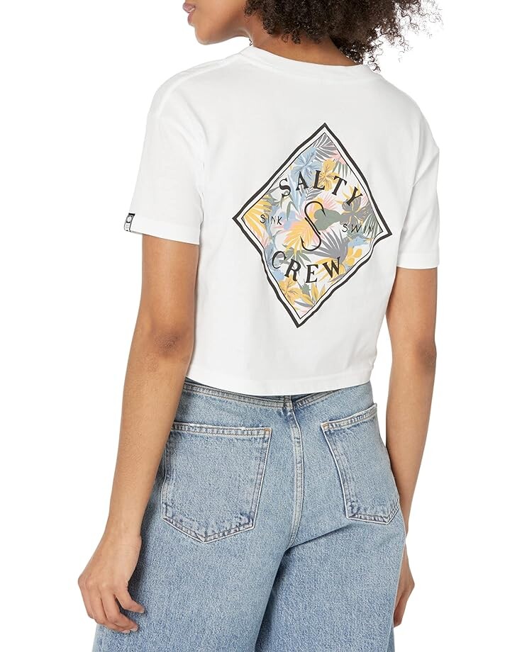 

Футболка Salty Crew Tippet Tropic Crop Tee, белый